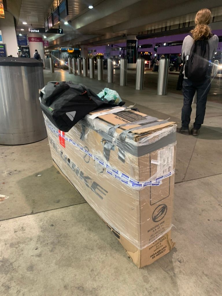 Packing my bike @ LAX