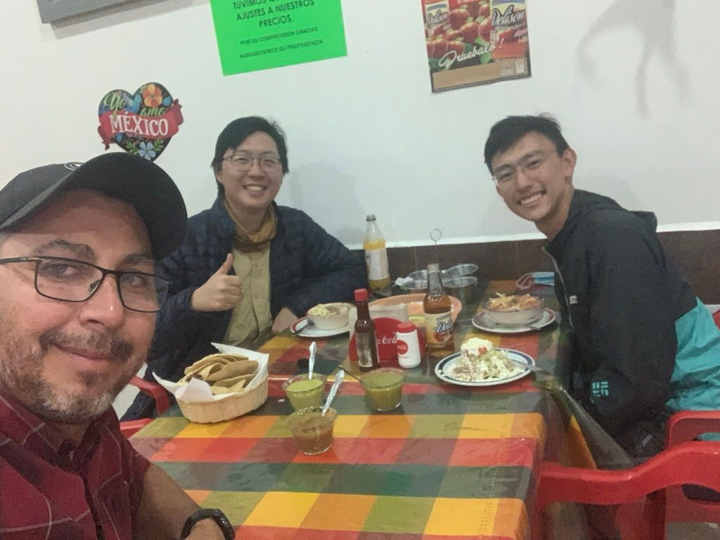 Paolo's restaurant, pozole treat :)