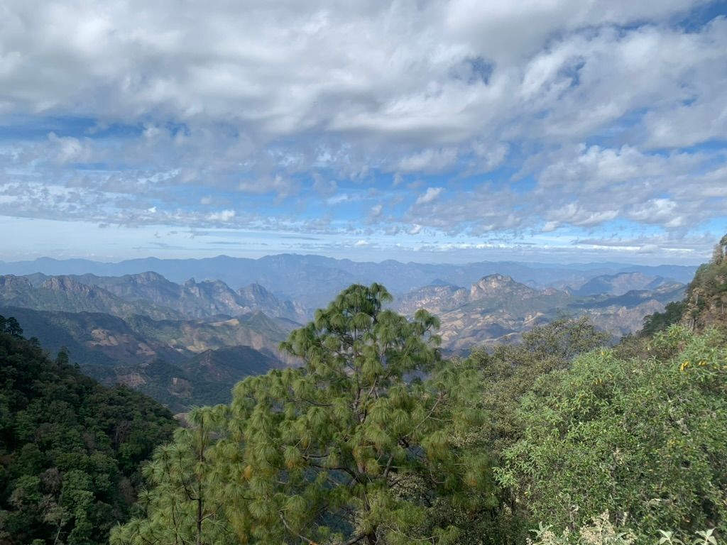 Bikepacking through Mexico, top of the hill in San Dimas