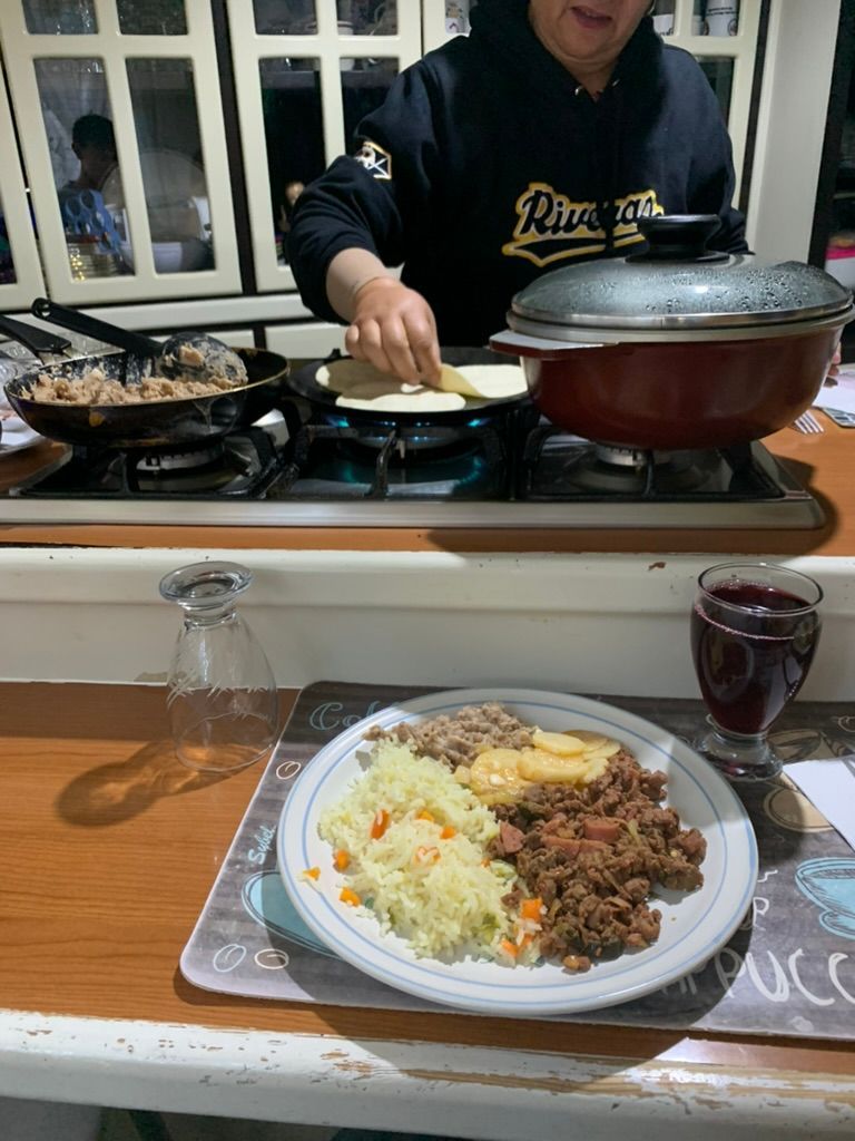 Treated with an amazing homecooked meal