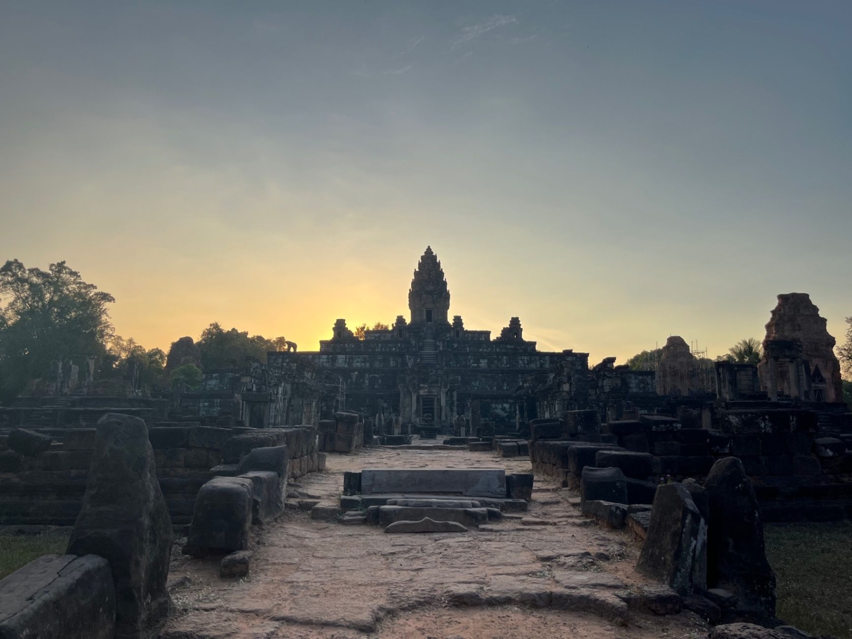 Bakong Temple on the way to Siem Reap