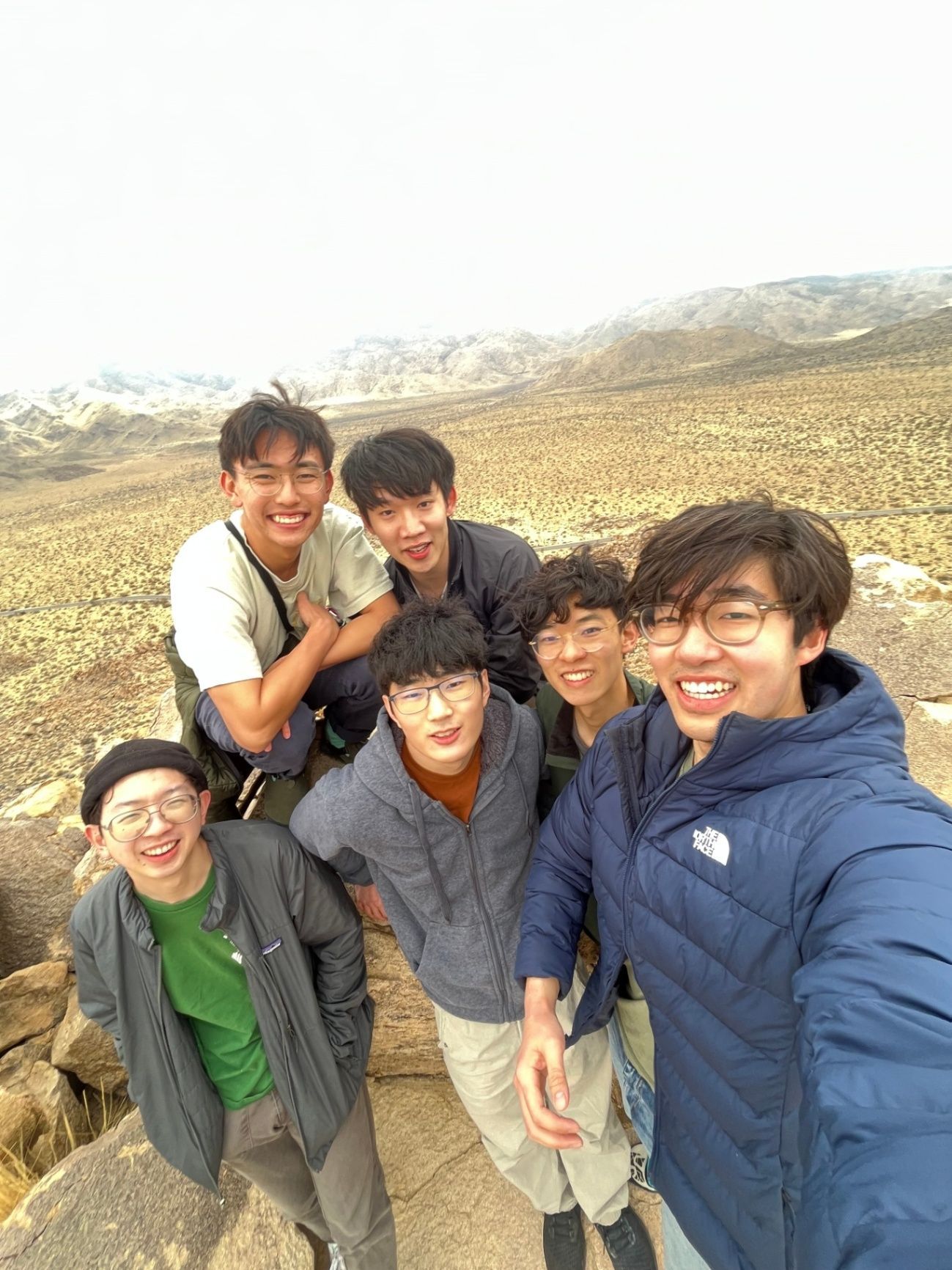 Group selfie at Joshua Tree National Park