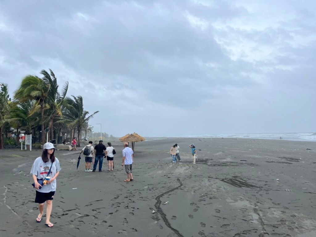 Windy beaches