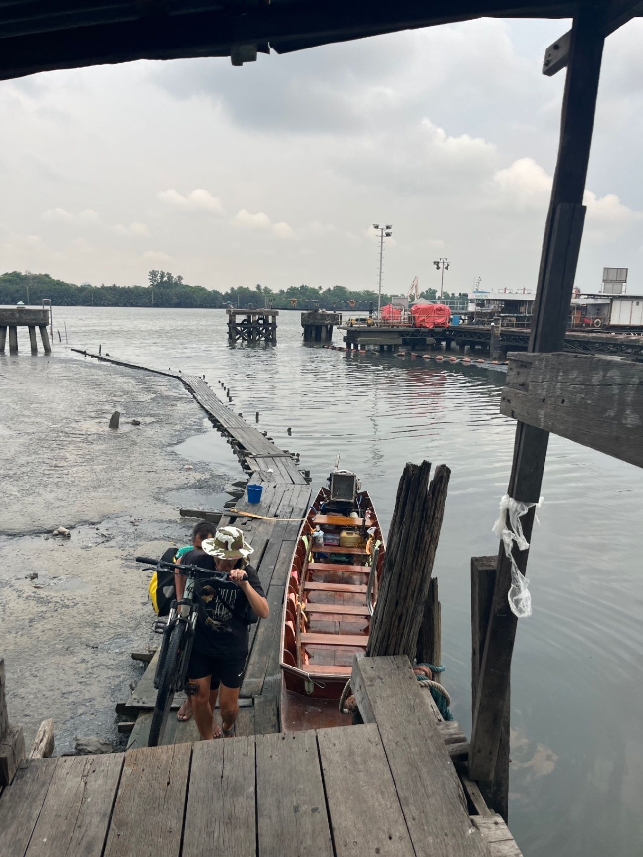 Off the ferry to Bangkok