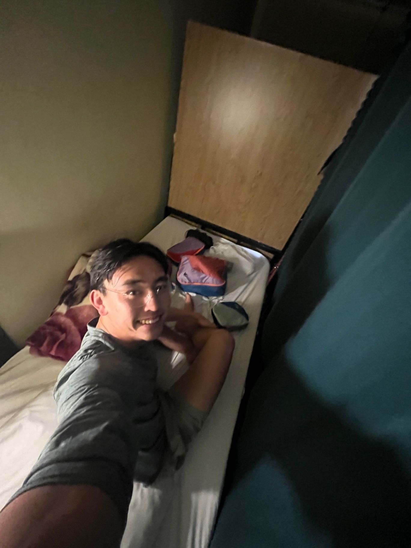 Hostel selfie
