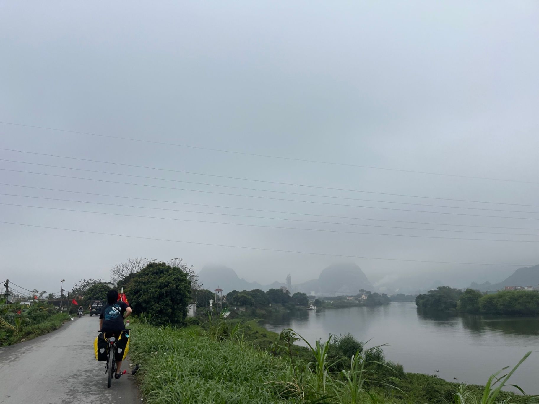 Foggy day at Ninh Bình