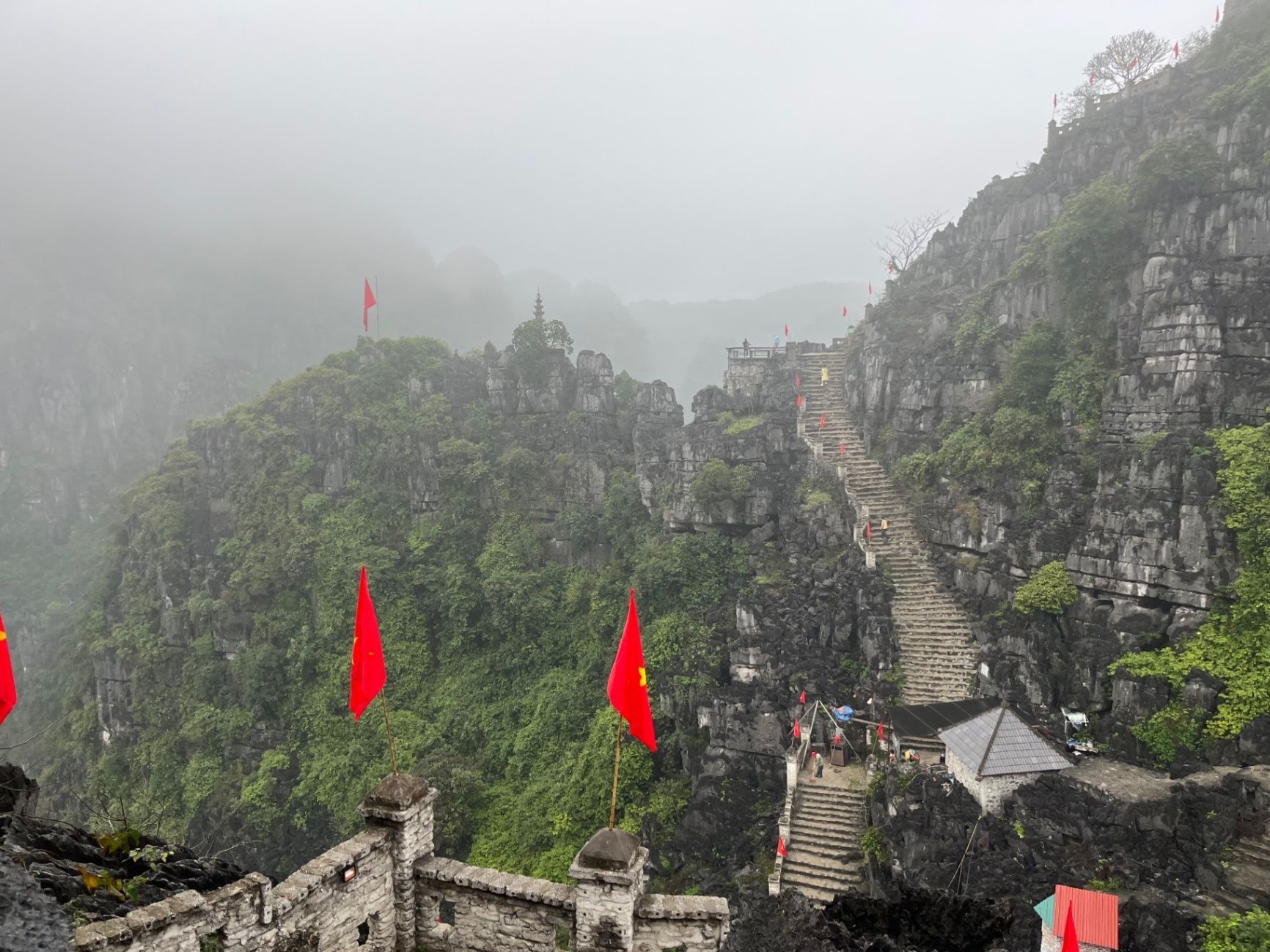 View from the top of Ninh Bình