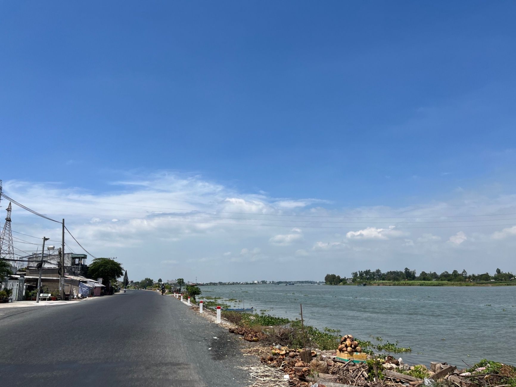 Biking by the Mekong River