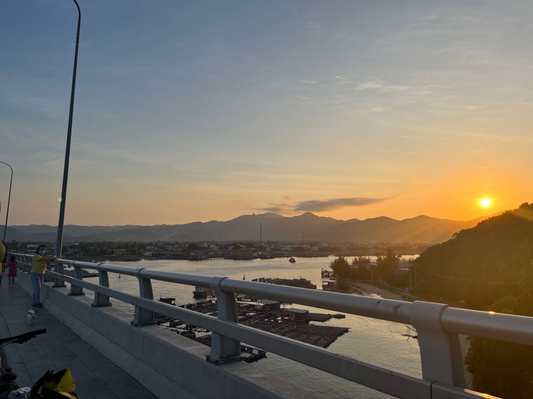 Picture of a sunset in Southeast Asia